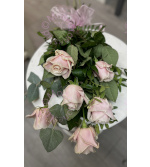 Pink Roses Sheaf funerals Flowers